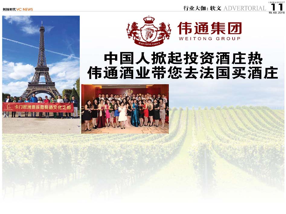 中国人掀起投资酒庄热伟通酒业带您去法国买酒庄