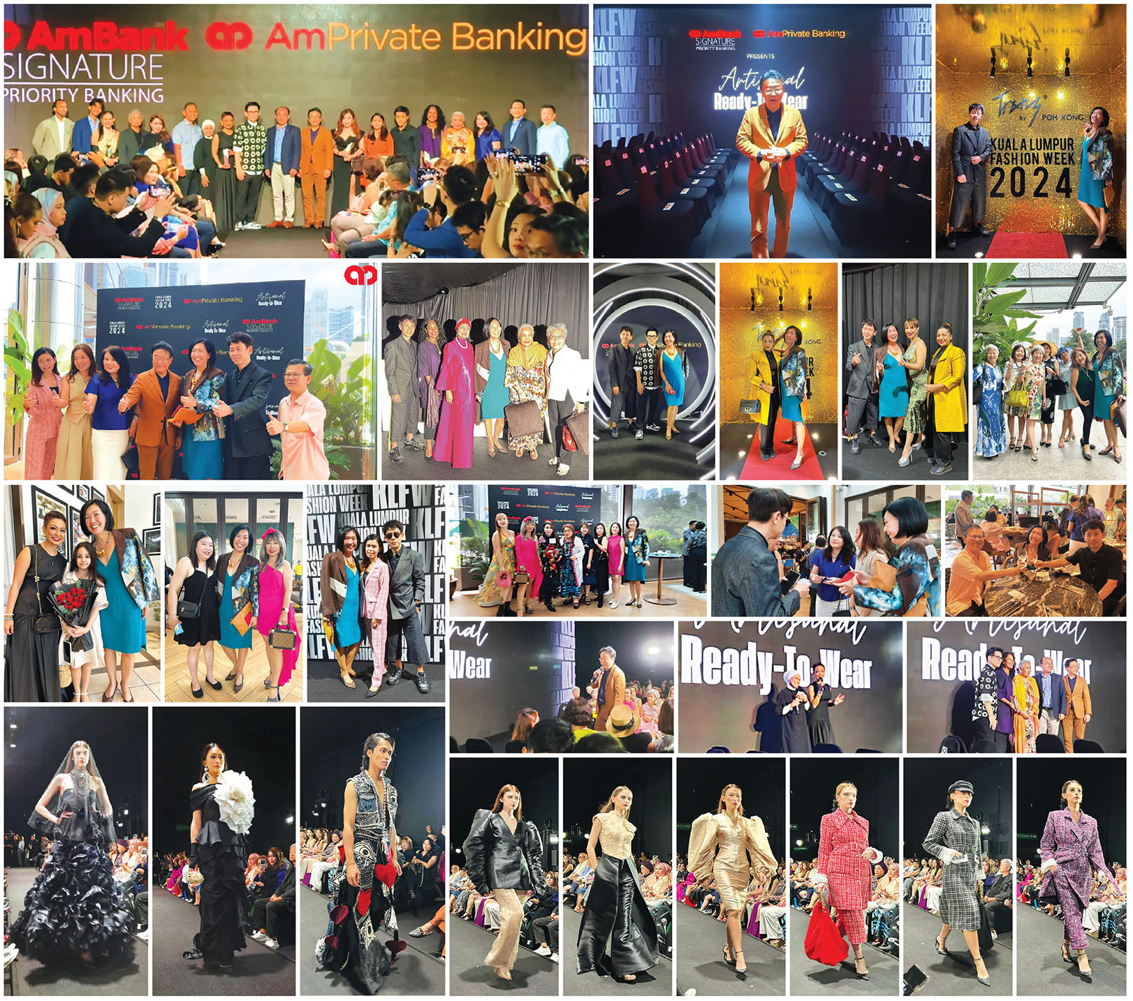 AmBank艺术化成衣时装秀点亮2024吉隆坡时装周